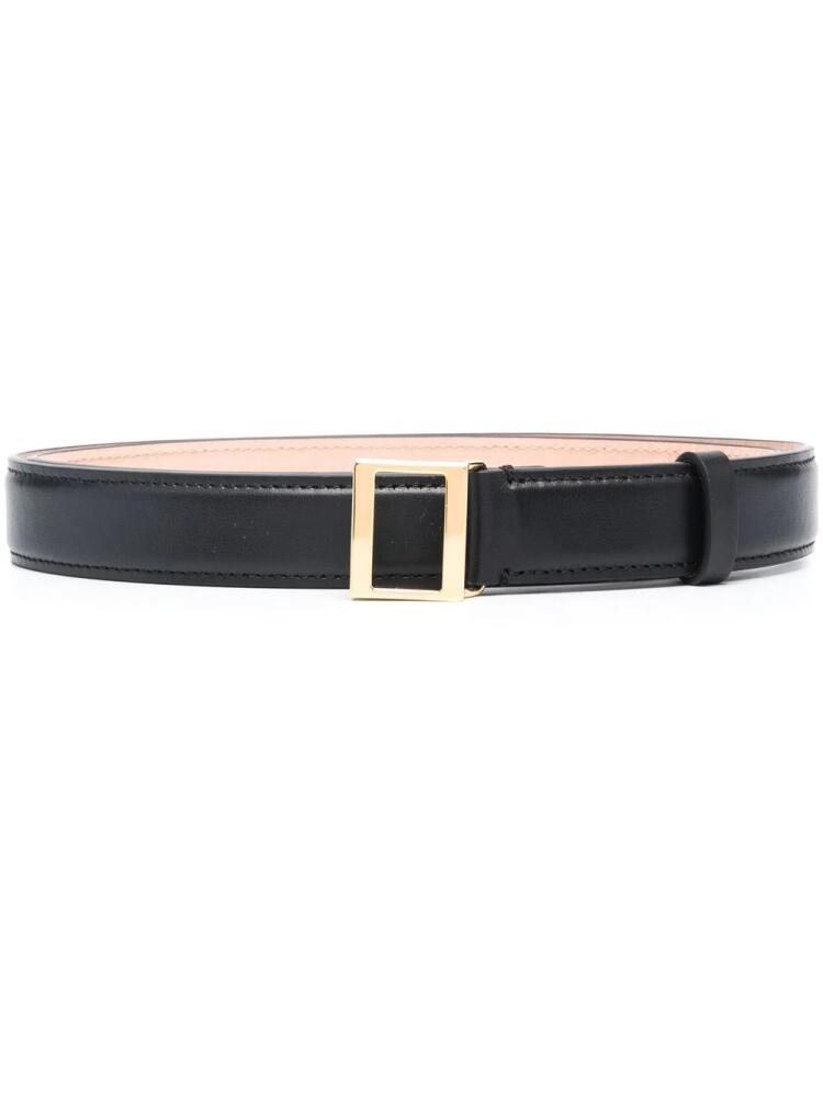 Acne Studios buckle-fastening leather belt - Black Cover