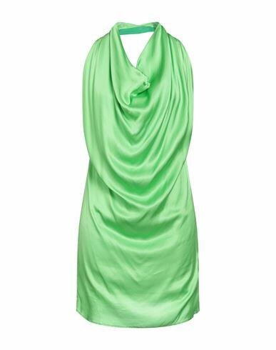 Vicolo Woman Mini dress Light green Viscose Cover