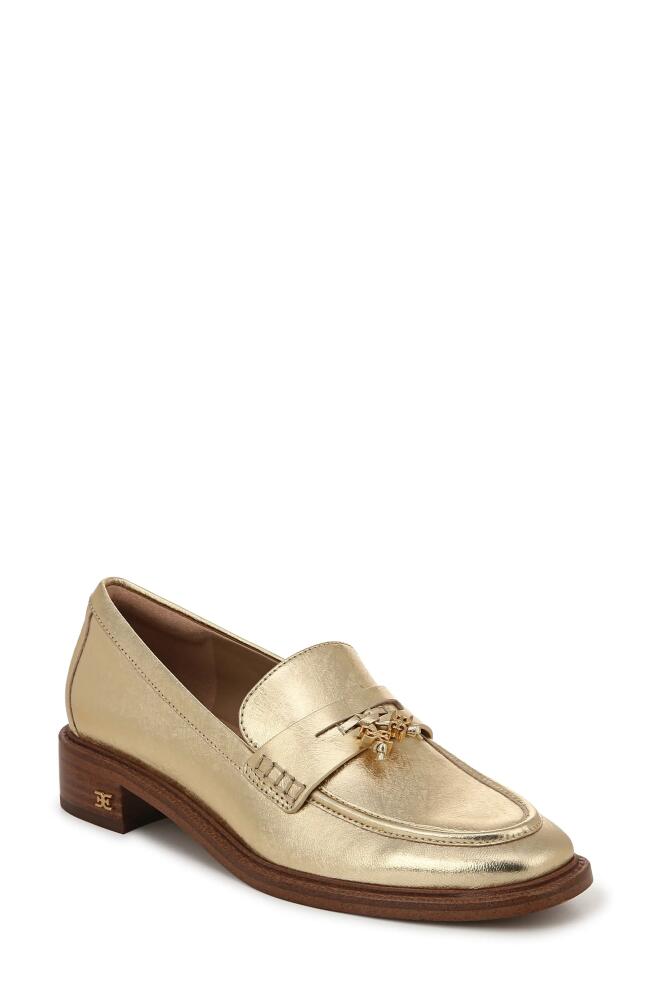 Sam Edelman Denise Penny Loafer in Amber Gold Cover