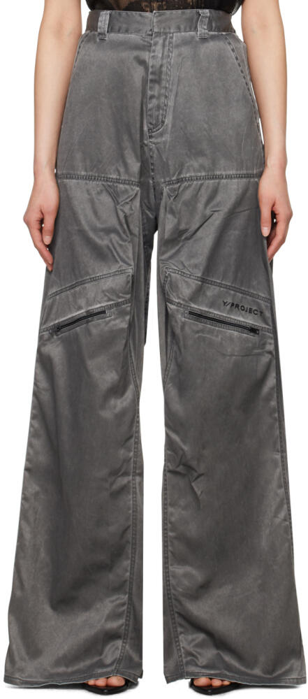 Y/Project Black Pop-Up Trousers Cover