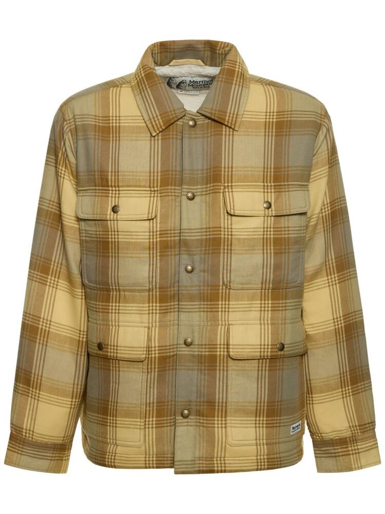 MARMOT Ridgefield Sherpa Flannel Overshirt Cover