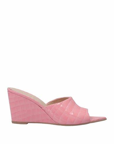 Mychalom Woman Sandals Pink Soft Leather Cover