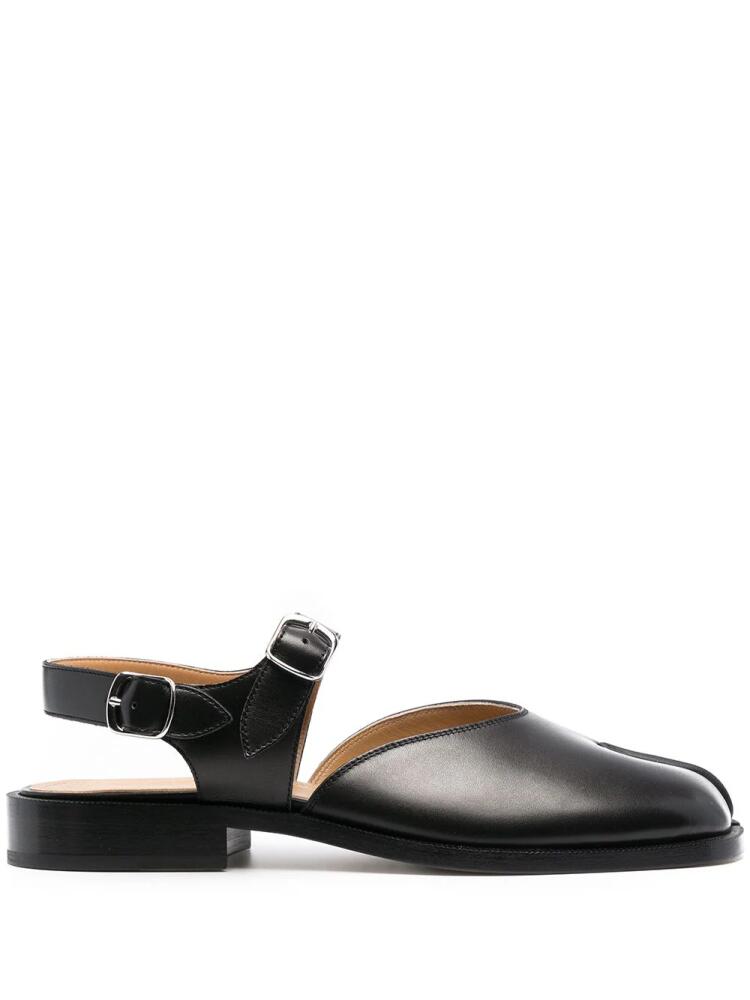 Maison Margiela Tabi leather sandals - Black Cover