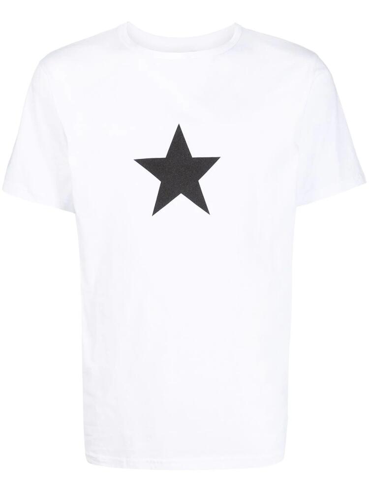 agnès b. Coulos star-print T-shirt - White Cover