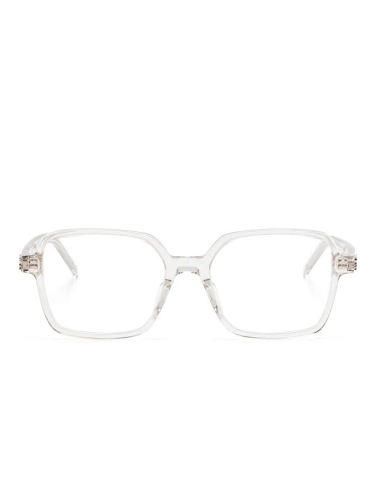 Saint Laurent Eyewear transparent glasses - White Cover