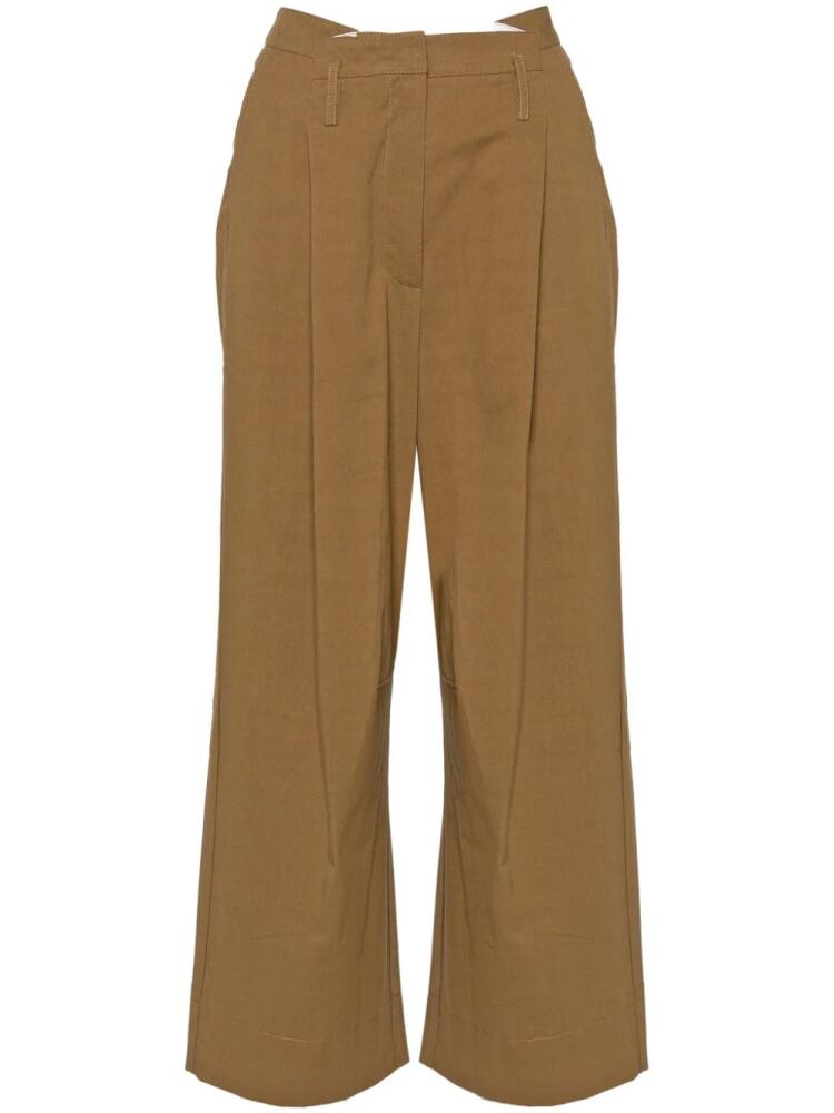 HERSKIND Carl pleated trousers - Neutrals Cover