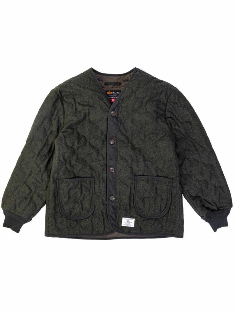 Alpha Industries ALS/92 wool-blend liner jacket - Green Cover