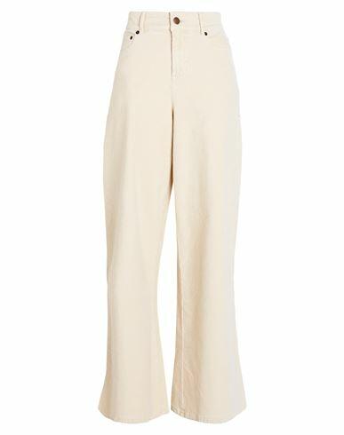 Max & co. Woman Pants Beige Cotton, Elastane Cover