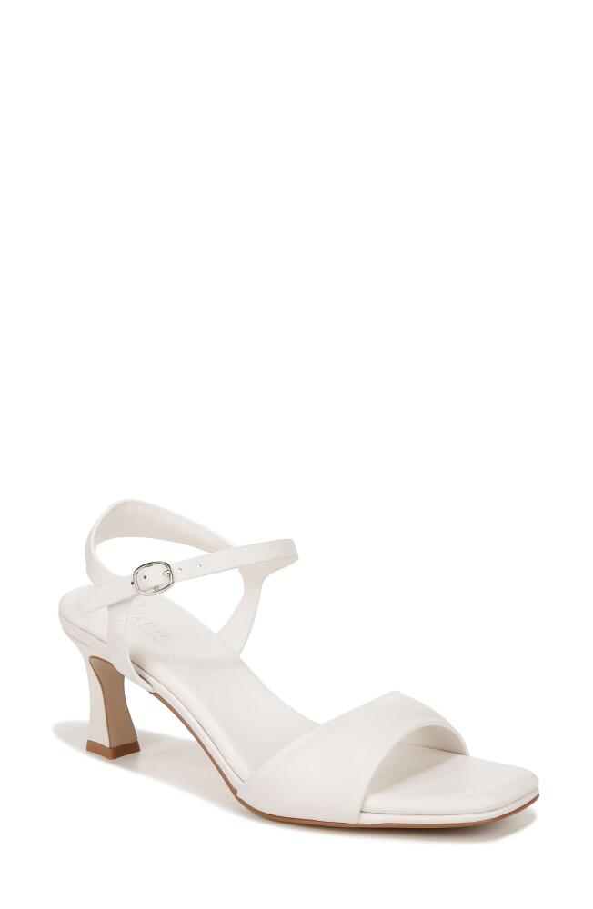 27 EDIT Naturalizer Grace Ankle Strap Sandal in Warm White Leather Cover