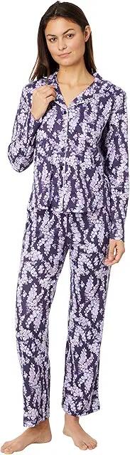 Karen Neuburger Petite Floral Notch Collar PJ Set (Countryside Blossom) Women's Pajama Sets Cover