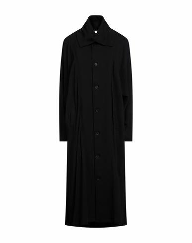 Yohji Yamamoto Woman Midi dress Black Cotton Cover