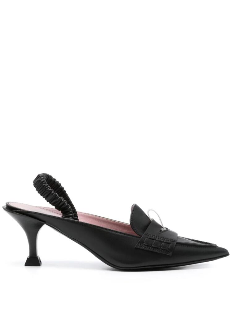 Premiata 65mm loafer-style pumps - Black Cover