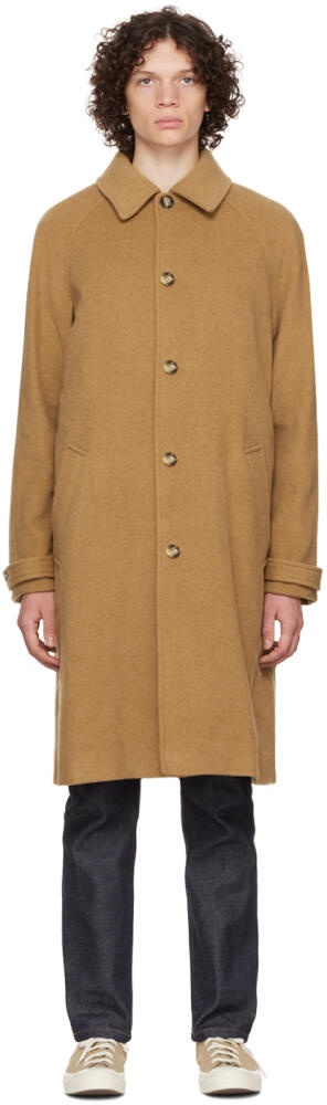 A.P.C. Brown Ethan Coat Cover