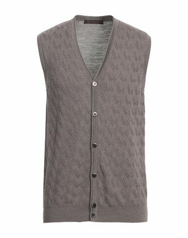 Jeordie's Man Cardigan Khaki Virgin Wool Cover