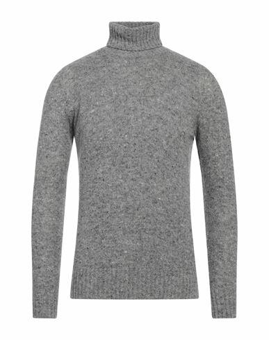 Drumohr Man Turtleneck Grey Virgin Wool, Cashmere, Polyamide Cover