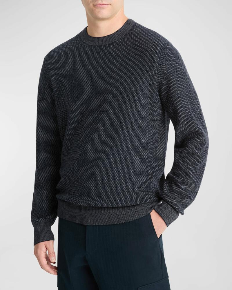 Vince Men's Geometric Jacquard Sweater Cover