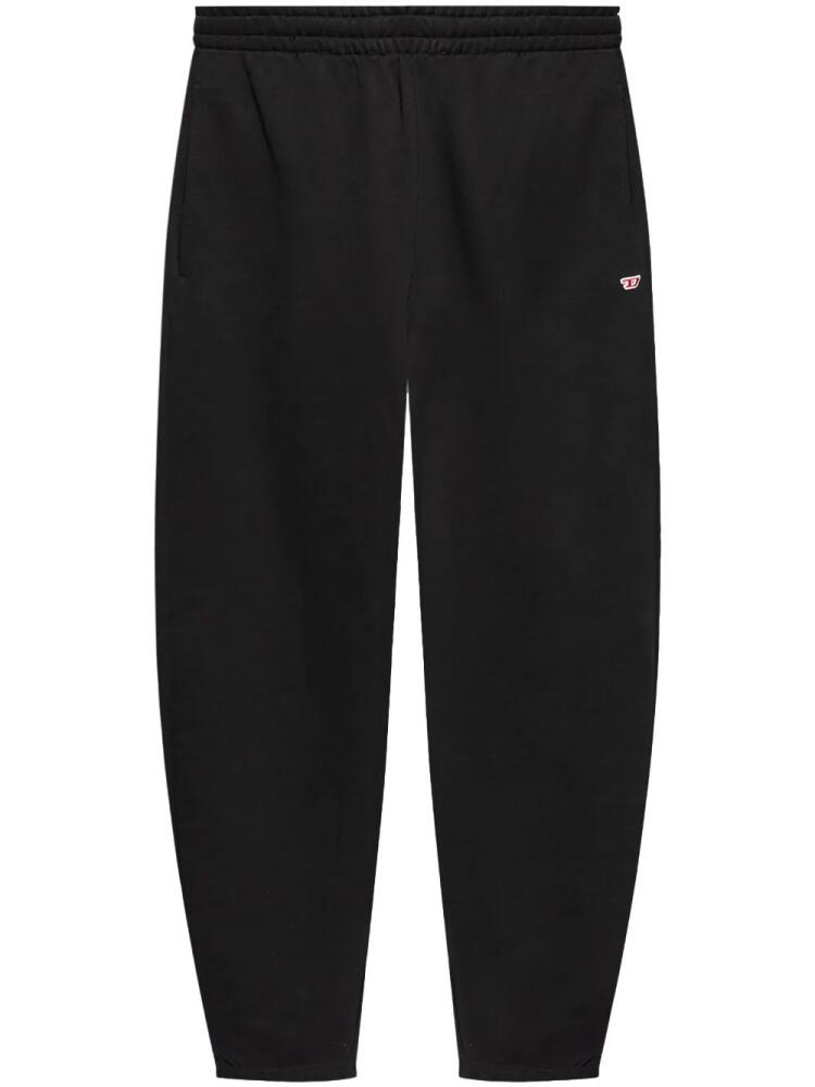 Diesel logo-patch cotton track pants - Black Cover