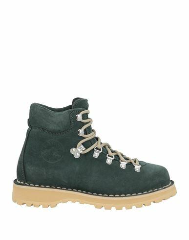 Diemme Woman Ankle boots Dark green Leather Cover