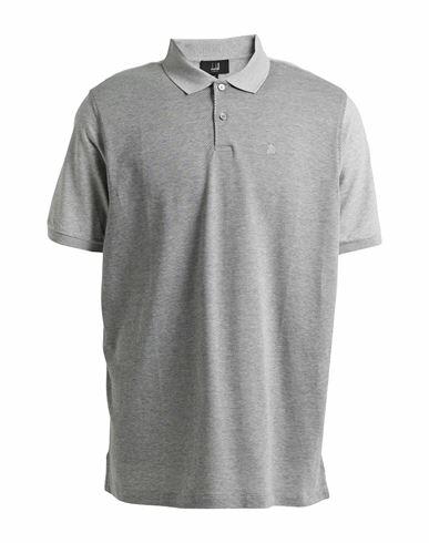 Dunhill Man Polo shirt Light grey Cotton Cover