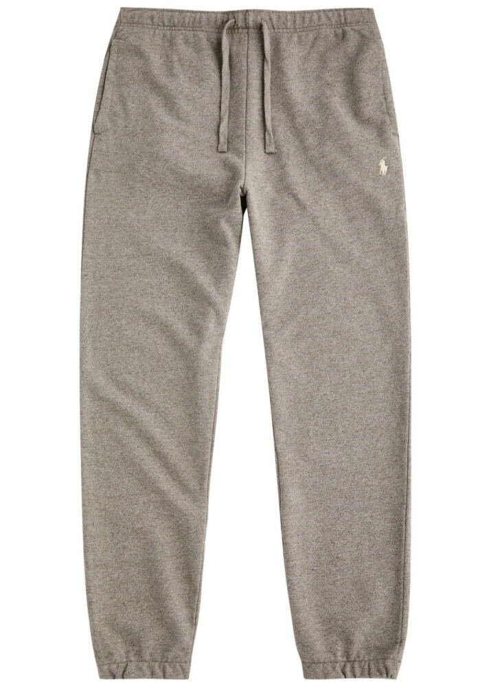 Polo Ralph Lauren Logo-embroidered Cotton Sweatpants - Grey Cover