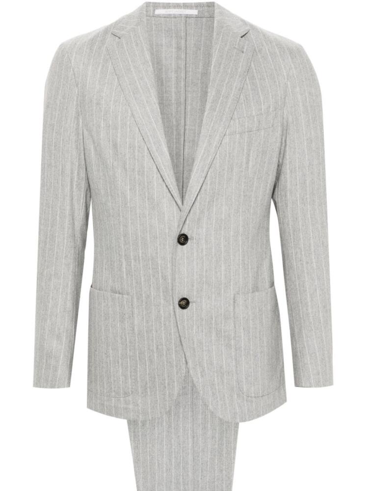 Eleventy striped suit - Grey Cover