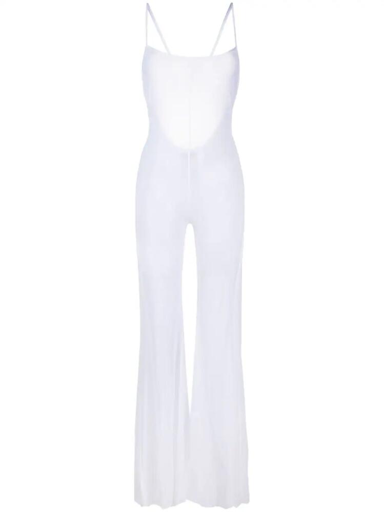 GCDS wide-leg jumpsuit - White Cover