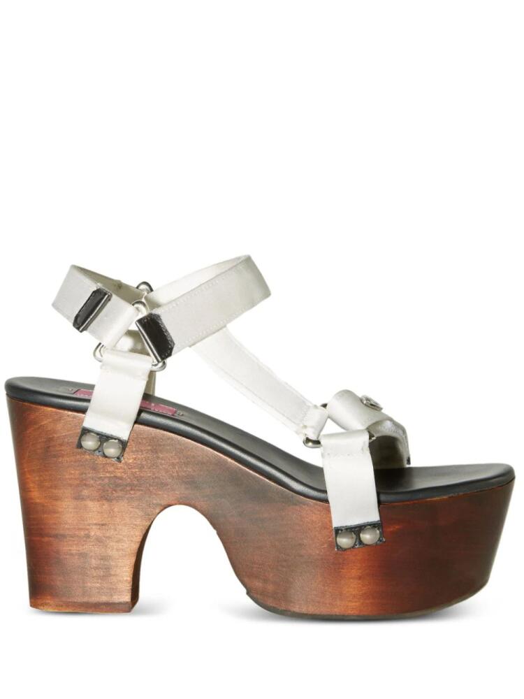 PUCCI Crush platform sandals - White Cover