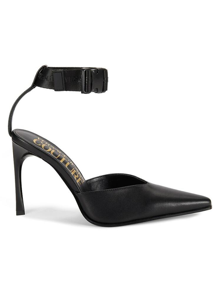 Versace Jeans Couture Women's Fondo Sadie Point Toe Pumps - Black Cover