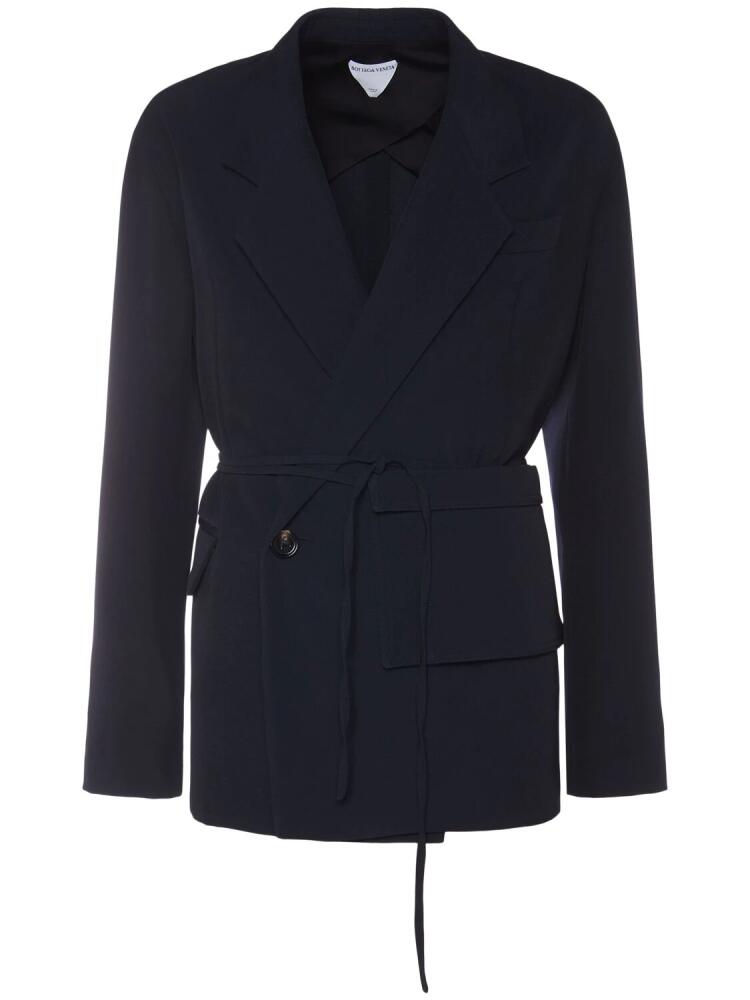 BOTTEGA VENETA Compact Wool Gabardine Blazer Cover