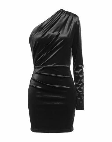 Imperial Woman Mini dress Black Polyester, Elastane Cover