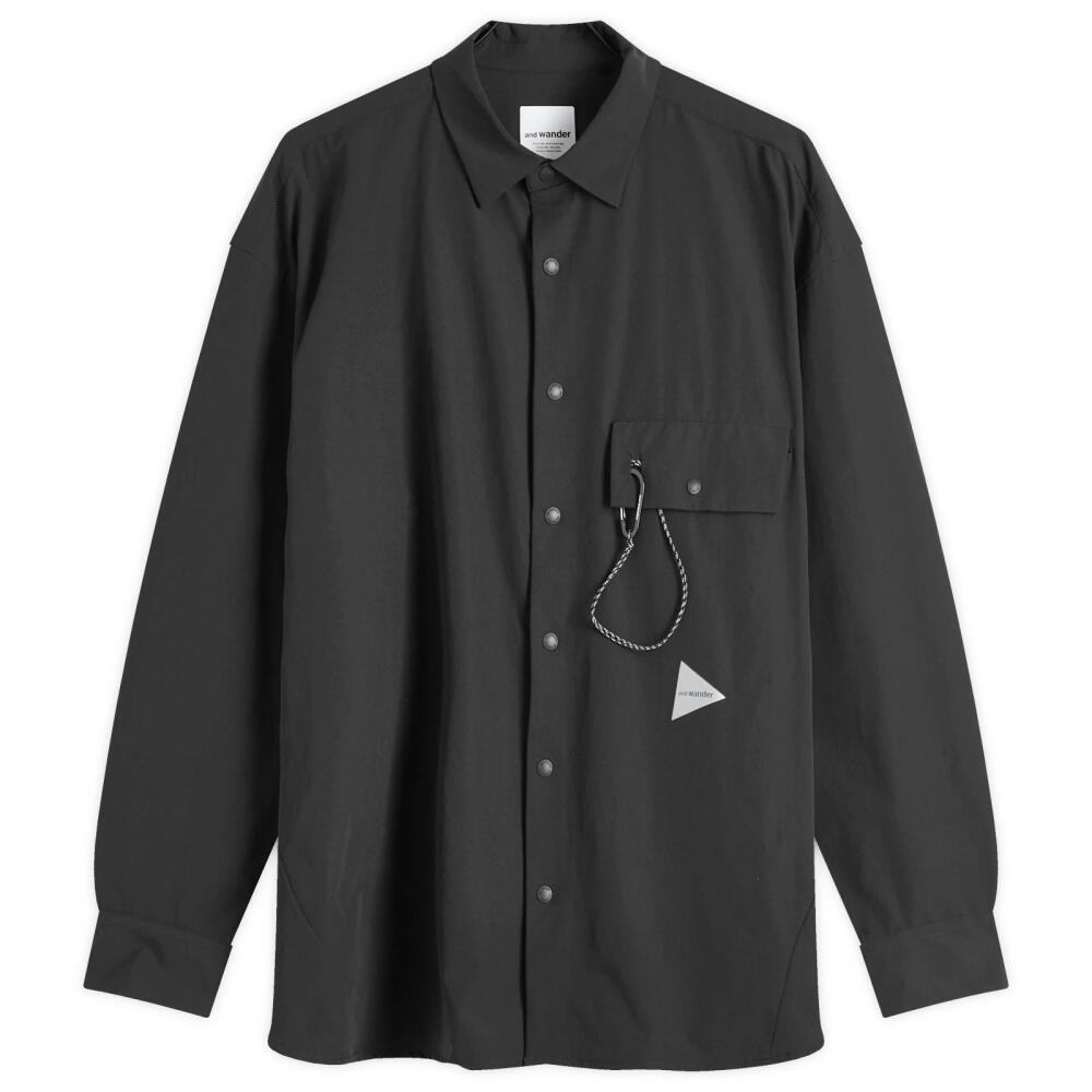 and wander Lightweight Cloth Shirt in Black Cover