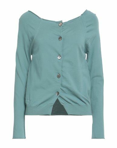 Semicouture Woman Cardigan Pastel blue Viscose, Polyester Cover