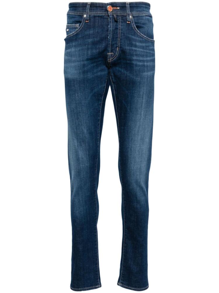 Sartoria Tramarossa slim-cut cotton jeans - Blue Cover