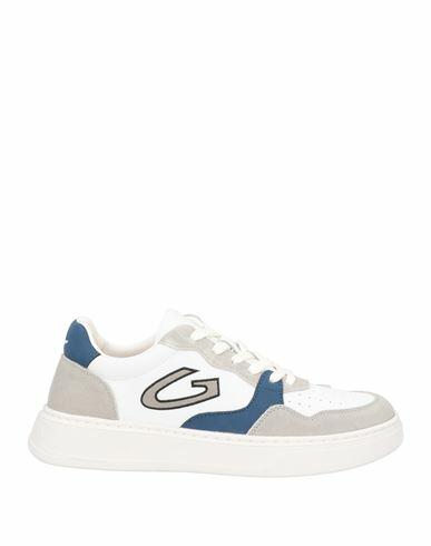 Alberto Guardiani Man Sneakers White Leather Cover