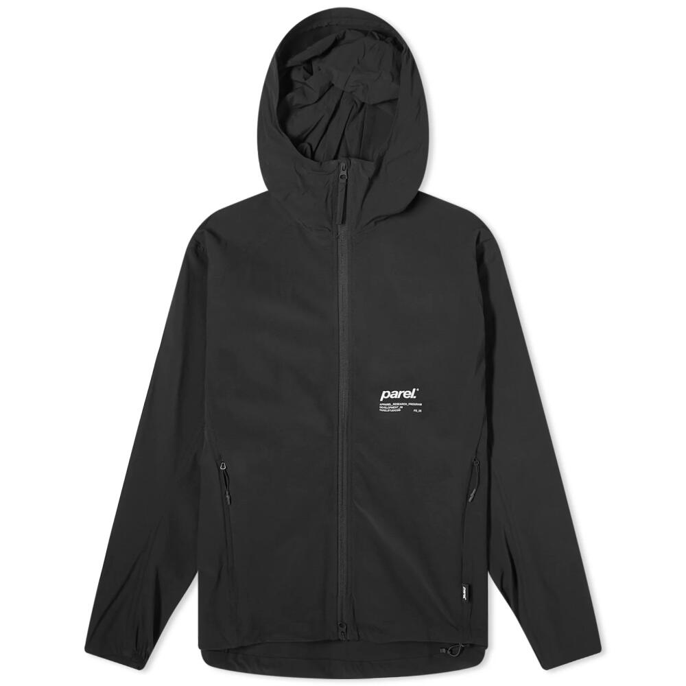 Parel Studios Men's Teide Lightweight Hooded Jacket in Black Cover