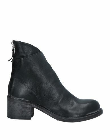 Moma Woman Ankle boots Black Soft Leather Cover