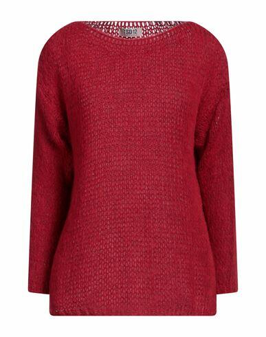 Tsd12 Woman Sweater Brick red Acrylic, Polyamide, Wool, Viscose Cover