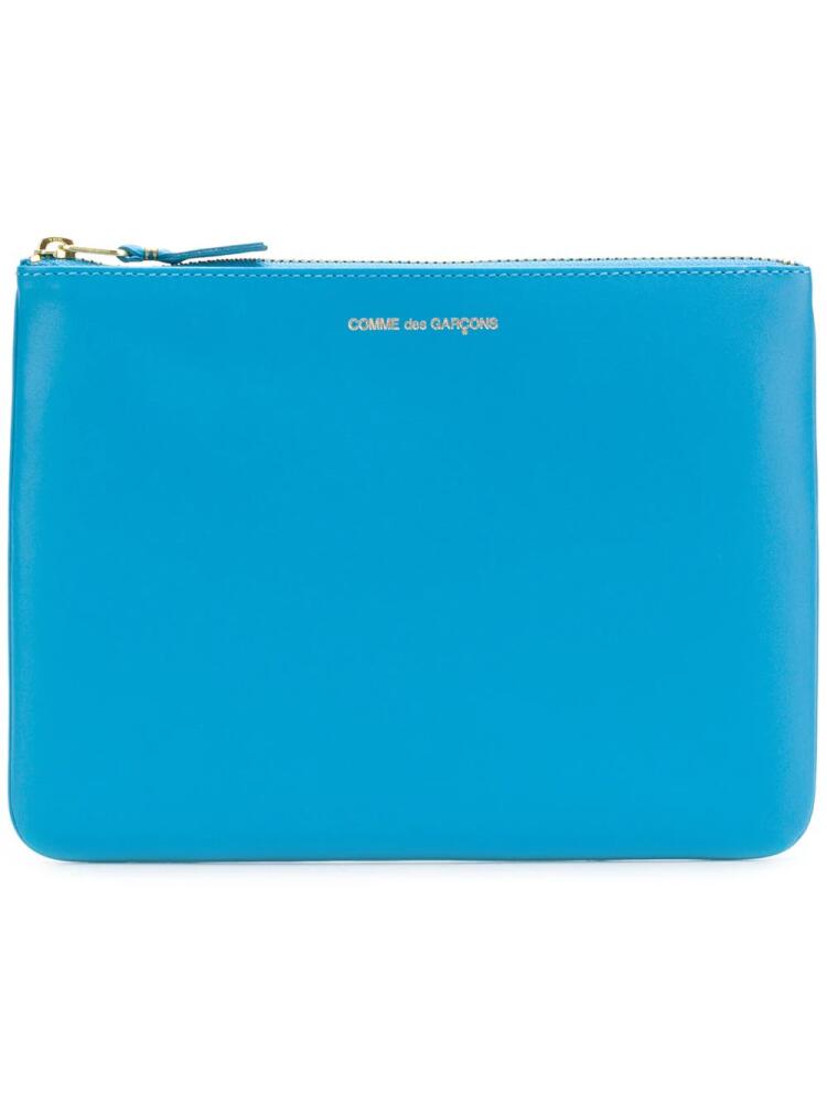 Comme Des Garçons Wallet zipped coin purse - Blue Cover