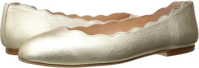 French Sole Jigsaw (Platino Pebble Metallic Printed Leather) Women's Flat Shoes Cover