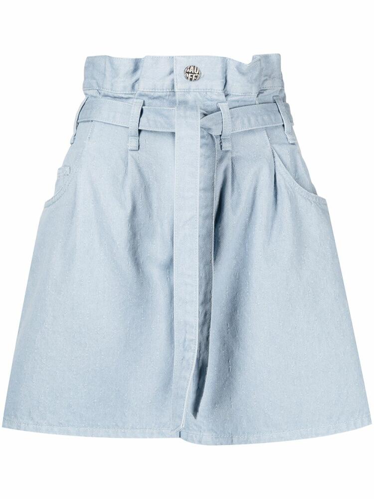 Baum Und Pferdgarten high-waisted denim shorts - Blue Cover