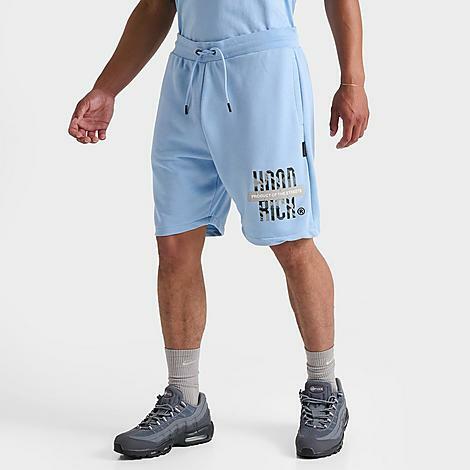 Hoodrich Men's OG Territory Fleece Shorts in Blue/Clear Sky Cover