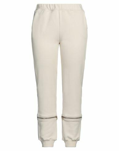 Jijil Woman Pants Ivory Cotton, Polyester Cover