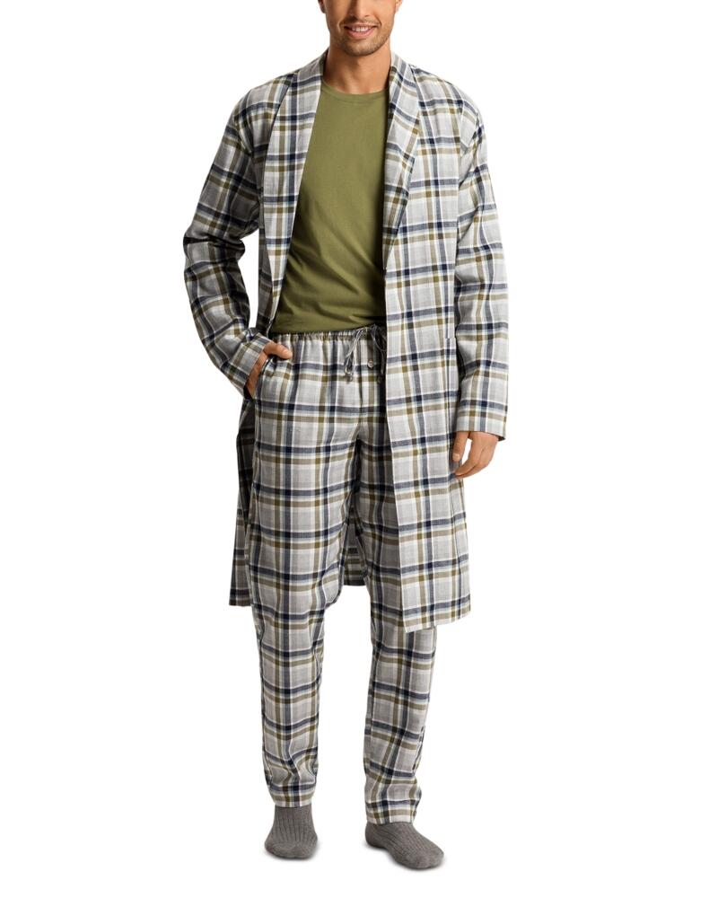 Hanro Cozy Comfort Check Print Pajama Pants Cover