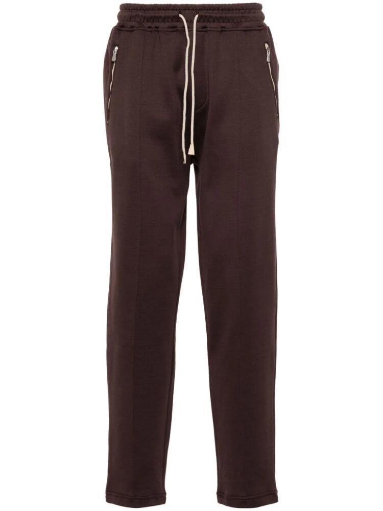 Eleventy mid-rise track trousers - Purple Cover