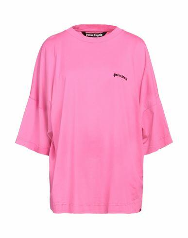 Palm Angels Woman T-shirt Fuchsia Cotton, Polyester Cover