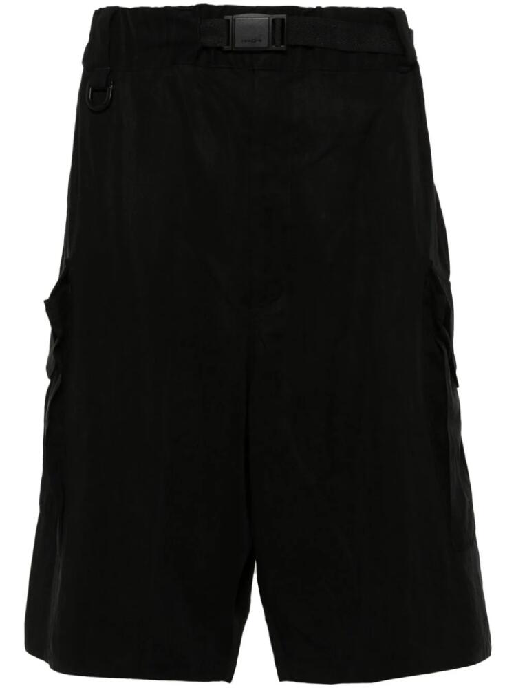 Y-3 twill cargo shorts - Black Cover