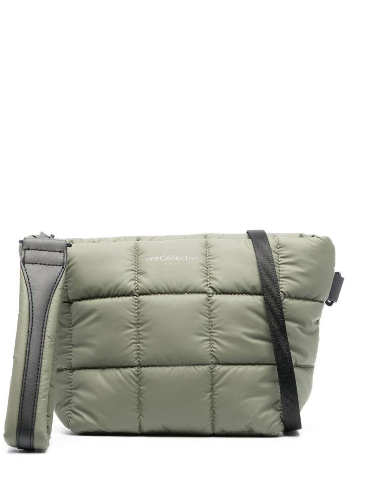 VeeCollective Porter quilted shoulder bag - Green Cover