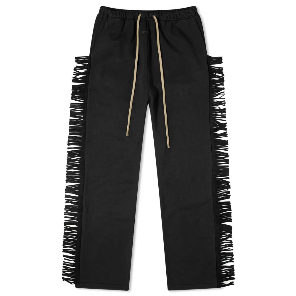 Fear of God Men's 8th Fringe Sweatpant in Black Cover