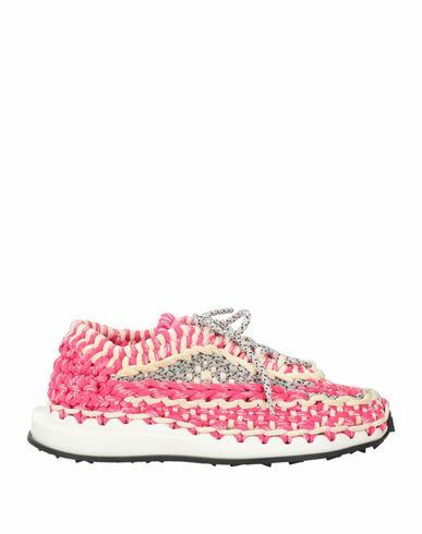 Red(v) Woman Sneakers Magenta Textile fibers Cover