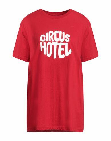 Circus Hotel Woman T-shirt Red Cotton Cover